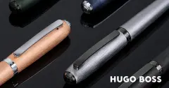 Hugo Boss - Tükenmez Kalem Kontur Fırçalanmış Siyah