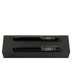 Hugo Boss - Set Grade Siyah (Tükenmez Kalem ve Dolma Kalem)