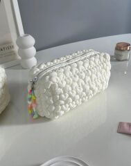 Kalpli Kapitone Makyaj Çantası