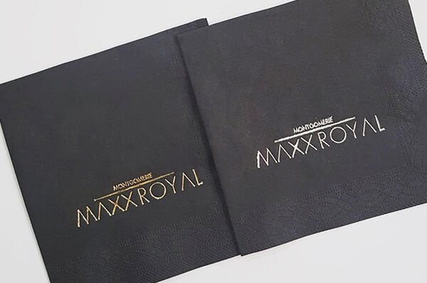 Gümüş Yaldız Baskılı Peçete