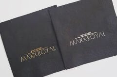 Gümüş Yaldız Baskılı Peçete