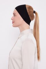 Siyah Silikonlu Bandana