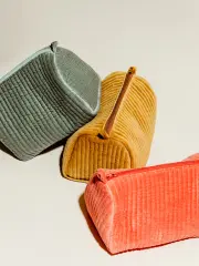 Kadife Kapitone Kozmetik Çantası