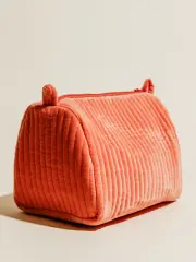 Kadife Kapitone Kozmetik Çantası