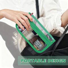 Seyahat İçin Fermuarlı Makyaj Çantası