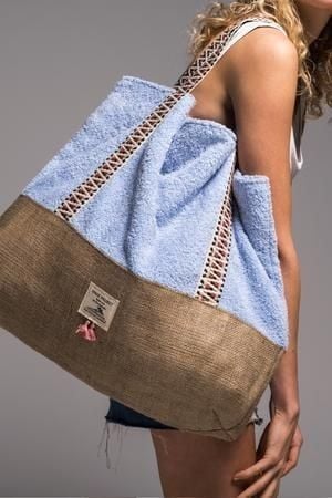 Jüt-Havlu Plaj Çantası