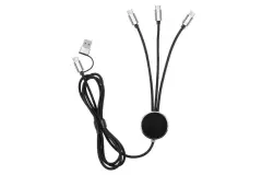 Uzun Led Işıklı Şarj Kablosu