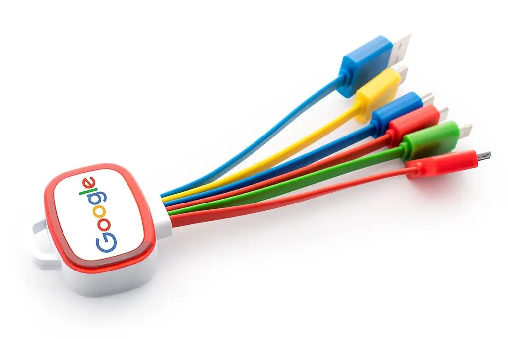 Renkli Led Işıklı Çoklu Şarj Kablosu