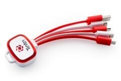 Renkli Led Işıklı Çoklu Şarj Kablosu