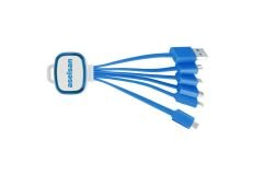 Renkli Led Işıklı Çoklu Şarj Kablosu