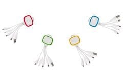 Renkli Led Işıklı Çoklu Şarj Kablosu