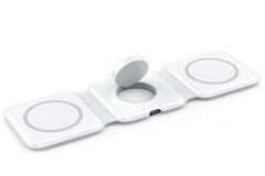 Katlanabilir Manyetik Çoklu Kablosuz Şarj Standı