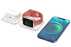 Katlanabilir Manyetik Çoklu Kablosuz Şarj Standı