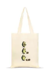 Baskılı Ham Bez Çanta