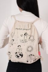 Çocuk Ham Bez Sırt Çantası