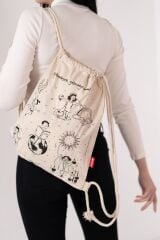 Çocuk Ham Bez Sırt Çantası