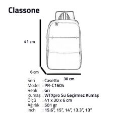 Classone  Notebook Sırt Çantası