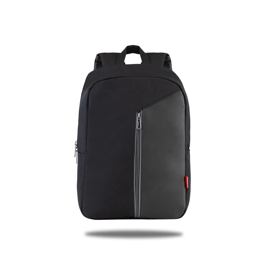 Classone Modena 15.6” WTX Pro Su Geçirmez Kumaş Macbook, Mac Air Laptop SırtÇantası-Siyah