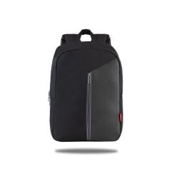 Classone Modena 15.6” WTX Pro Su Geçirmez Kumaş Macbook, Mac Air Laptop SırtÇantası-Siyah