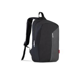 Classone Modena 15.6” WTX Pro Su Geçirmez Kumaş Macbook, Mac Air Laptop SırtÇantası-Siyah