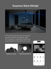 Akıllı Kamera 360° (3K - 1620p)