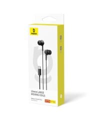Baseus Encok CZ11 Type-C Mikrofonlu Kulaklık-Siyah
