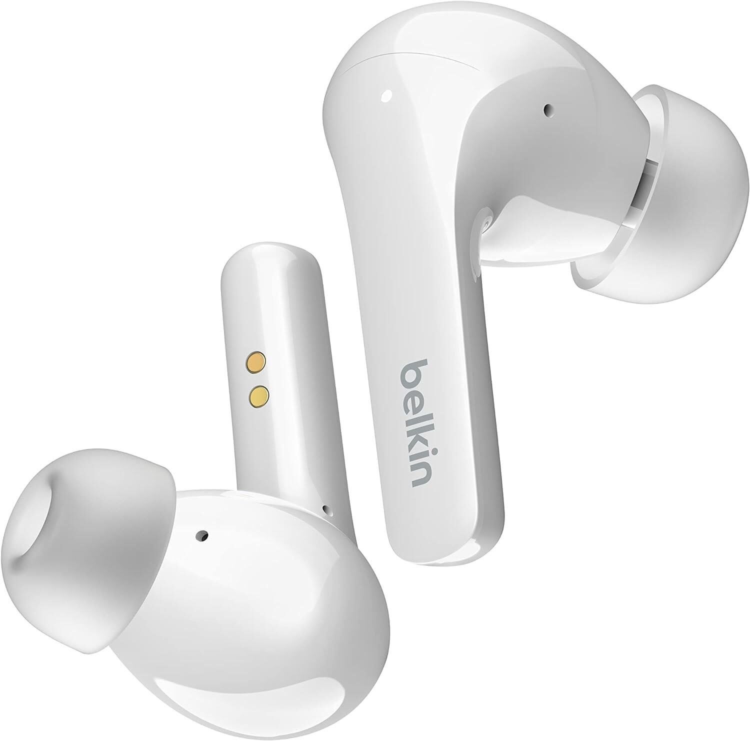 Belkin SOUNDFORM Flow ANC Gerçek Kablosuz Bluetooth Kulaklık - Beyaz