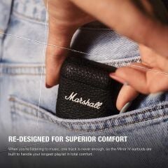 Marshall Minor IV TWS Bluetooth Kulakiçi Kulaklık - Siyah