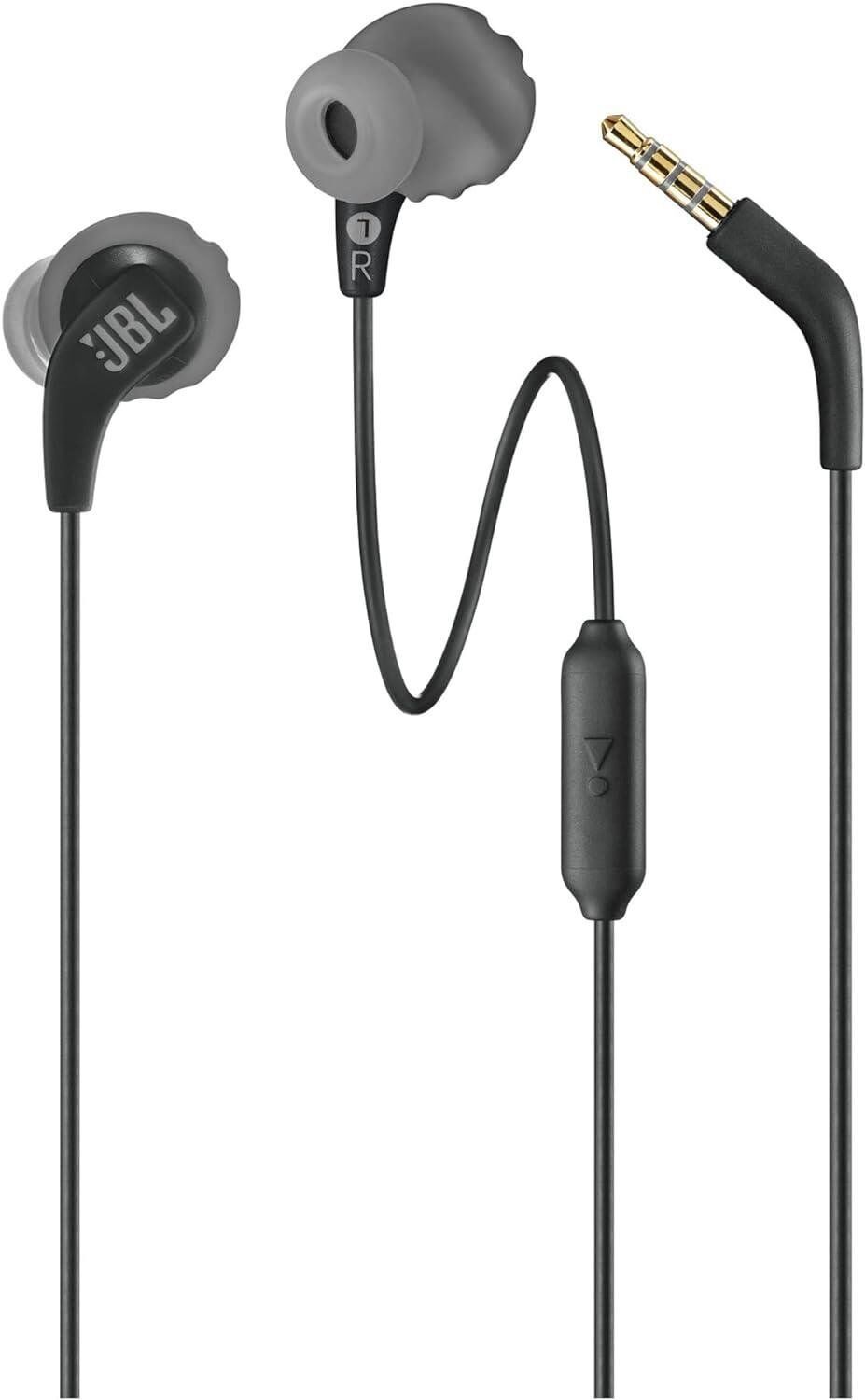 JBL Endurance Run2 IPX5 Kablolu Kulaklık IE CT - Siyah