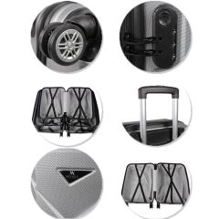 Diamond Abs Kabin Boy Valiz Siyah