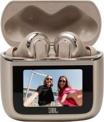 JBL Tour Pro 3 TWS NC Bluetooth Kulaklık ve Smart Case, Latte Krem