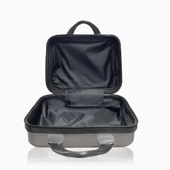 Croc Abs Kabin Orta Büyük ve Makyaj Boy Bordo 4'lü Travel Valiz Seti