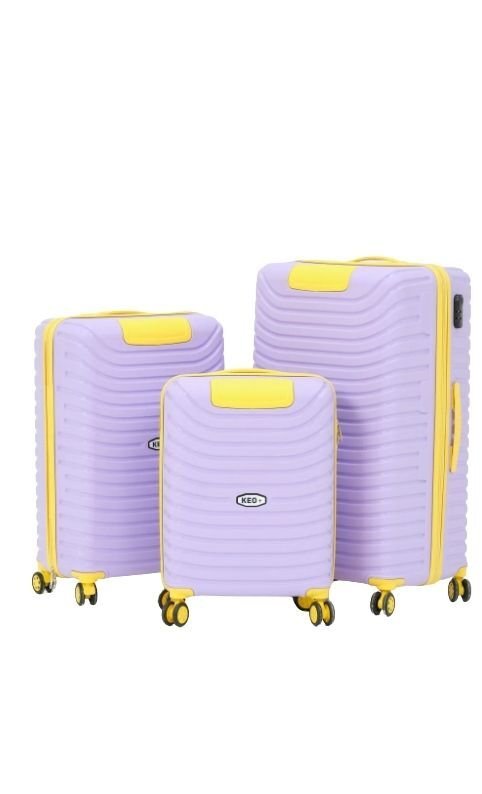 Silikon Kırılmaz PP Valiz (Kabin+Orta+Büyük)