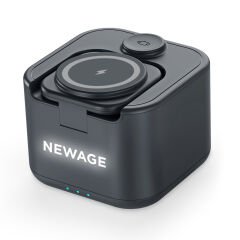 Siyah Hoparlör ve Wireless Şarj Standı