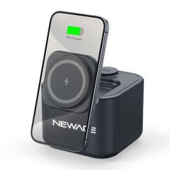 Siyah Hoparlör ve Wireless Şarj Standı