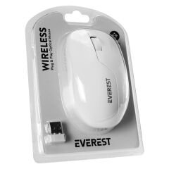Everest SMW-973 Usb Beyaz 2.4Ghz Kablosuz Mouse