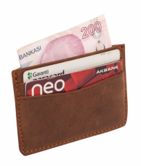 Deri Cüzdan ve Kartlık
