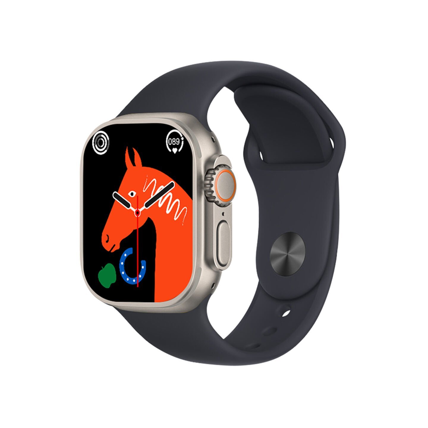 Hytech SS1 IOS ve Android Uyumlu 2,09 inç Geniş Ekranlı Gümüş Akıllı Saat