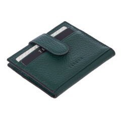Yeşil Hakiki Deri Erkek Kredi Kartlık