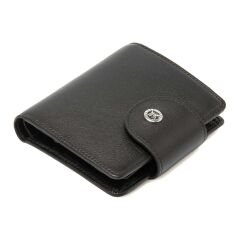 Siyah Hakiki Deri Kadın Cüzdan