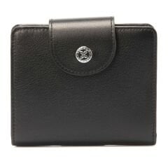Siyah Hakiki Deri Kadın Cüzdan