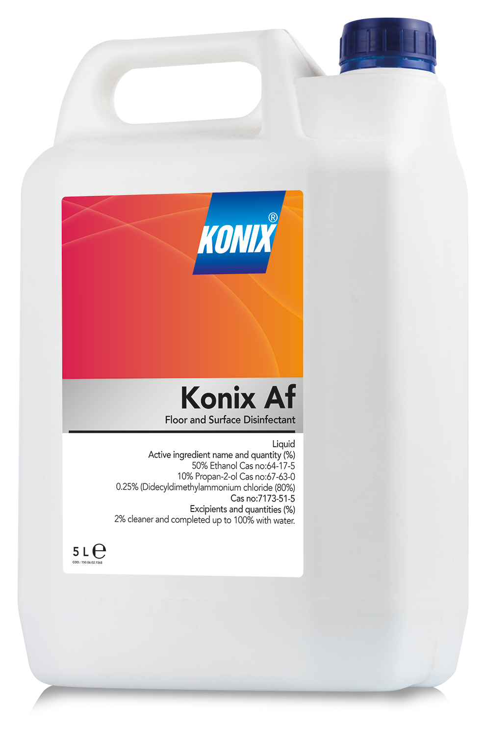 Konix AF Kullanıma Hazır Alkol Bazlı Yer ve Yüzey Dezenfektanı