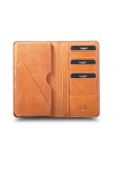 Antik Sarı Deri Unisex Cüzdan