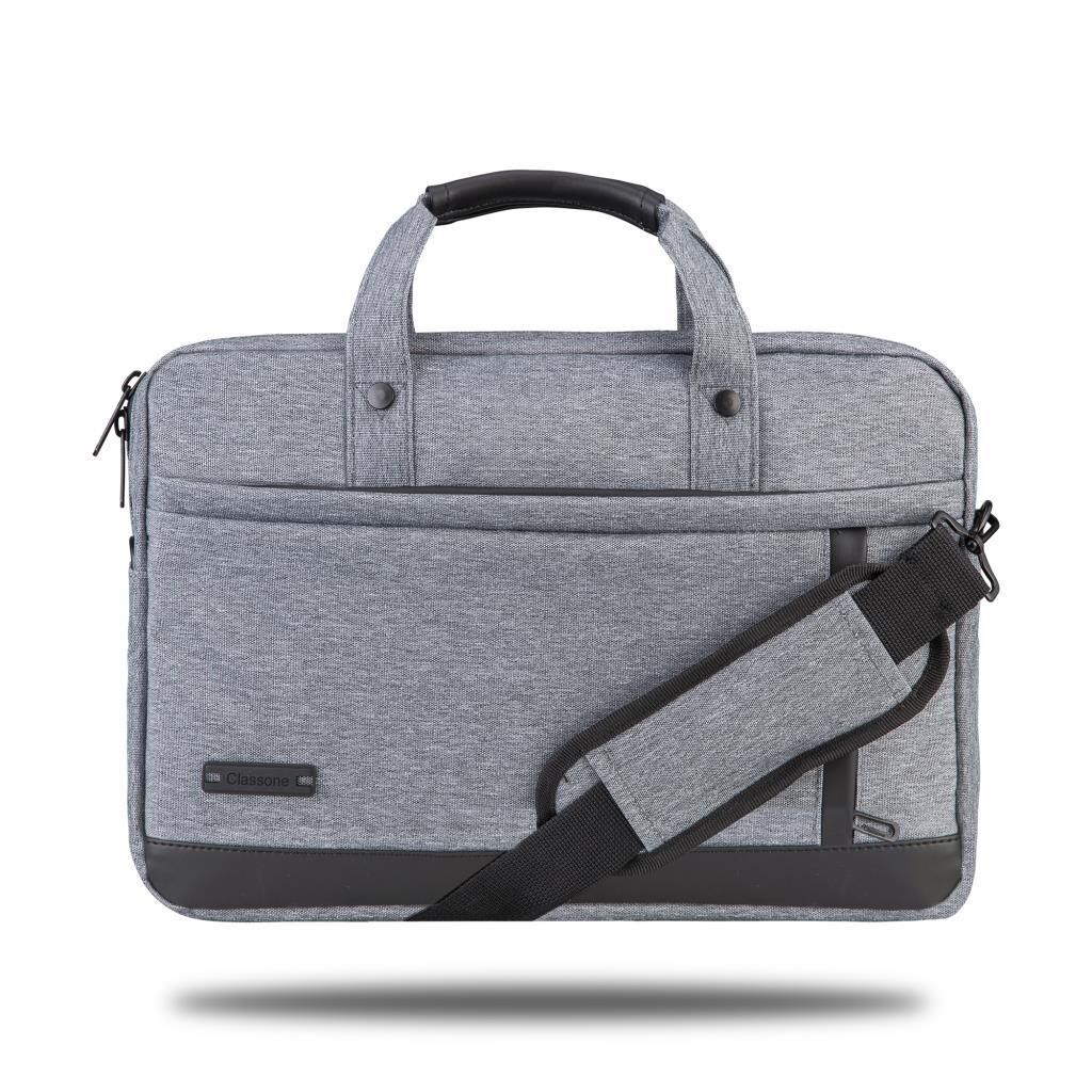 Classone Ravenna 15,6 ” Notebook, Laptop El Çantası-Gri