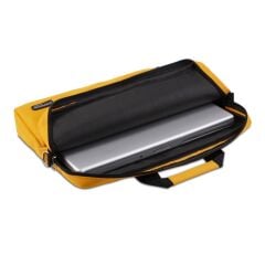 Classone WTXpro Serisi Su Geçirmez Kumaş 15.6 inch Uyumlu Macbook, Laptop , Notebook El Çantası- Sarı