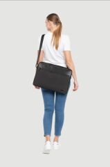 Mila Empoli Serisi 15.6″ Su Geçirmez Kumaş ,Laptop ,Notebook Taşıma Çantası -Gri