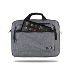 Classone Business Serisi 13-14″Uyumlu Laptop, Notebook El Çantası-Gri