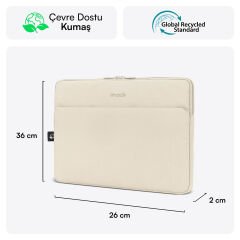 Mack 14.1 Nova Eco Notebook Sleeve Latte