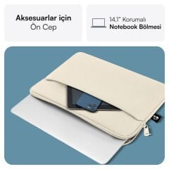 Mack 14.1 Nova Eco Notebook Sleeve Latte