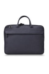 Guard Lacivert Mega Boy Laptop Girişli Hakiki Deri Evrak Çantası